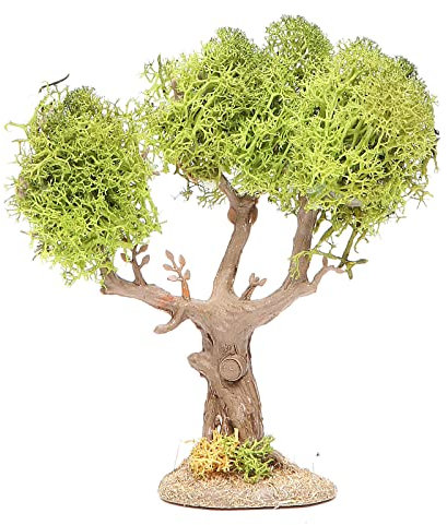 Holyart Miniaturpflanzen für Krippen: Baum aus PVC und Flechten für DIY-Krippe