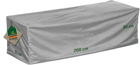 Mehr Garten Premium Protect Loungesofa Abdeckung 2-3 Sitzer, 200x90x80 cm | wasserdicht, UV-beständig und atmungsaktiv – 2-lagiges Polyestergewebe, Schutzhülle für Gartenmöbel mit Kordelzug