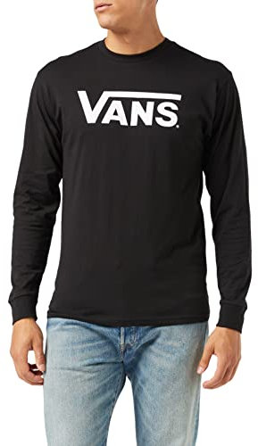 Vans Herren Classic Ls T-Shirt, schwarz-weiß, XL
