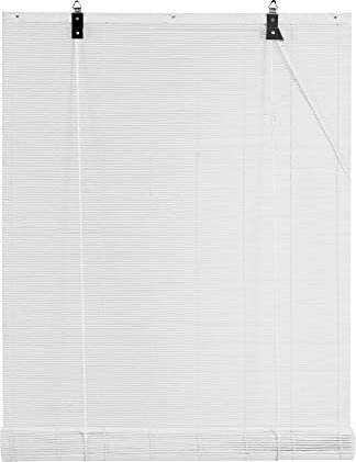 Cy.curtain bright Tenda a Rullo in Bambù 90 x 175 cm, Tenda di Bambù Pieghevole, Avvolgibile Bamboo Parasole per Balcone