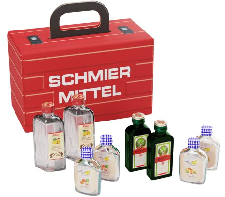 Schmiermittel Alkohol-Geschenk für Männer und Frauen, 8 Spirituosen