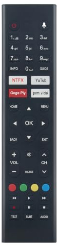 Télécommande Fit for RCA OK. RS42 RS32H2 RS43F2 RS50U2 RS65U2 RS43F3 | RS32F3 RS55U2 RS42F2 RS50U2-EU RS65U2-EU RS55U2-EU RS42F2-EU RS43F2-EU RS32H2-EU RS32F3-EU