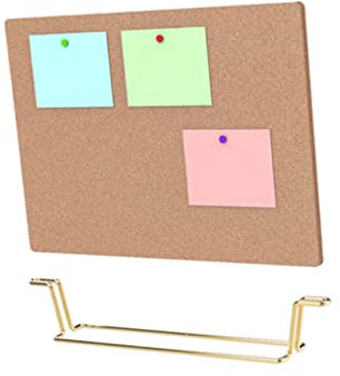 STOBOK Schwarzes Brett Nachrichtenbrett Pinnwand Memoboard Anschlagbrett Korkbrett Mit Holzrahmen Leicht Beschriftbar Für Zuhause Büro Schule Umweltfreundlich Und Vielseitig Einsetzbar