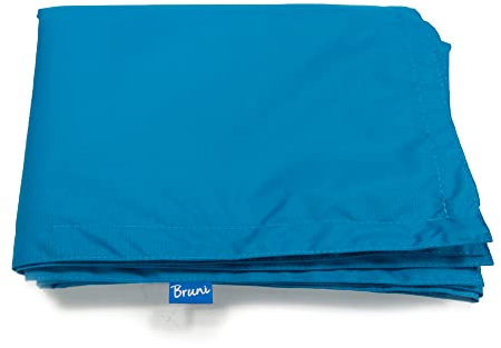 Bruni Sitzsack-Wechselhülle (blau) inklusive Innenhülle - Sitzsack-Bezug für alle rechteckigen 180 x 140 cm XXL-Sitzsäcke, Indoor- und Outdoor-Sitzsack-Hülle ohne Füllung