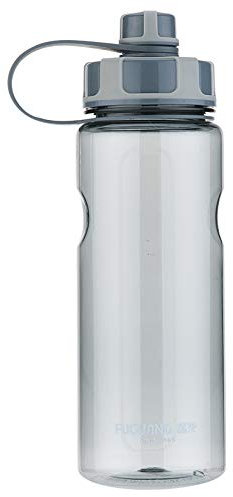 Botella de agua deportiva, Botella de bebidas deportivas, Botellas de agua de gran capacidad Botella de plástico portátil for deportes al aire libre Botellas de coctelera a prueba de fugas (Color : Bl