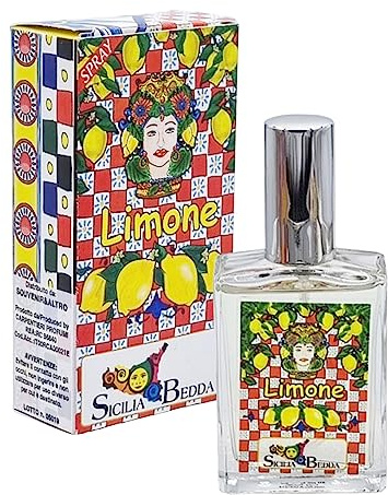 Sicilia Bedda - COLONIA SPRAY 30 Ml. - Fraganze ideali per lei e per lui (Limone)