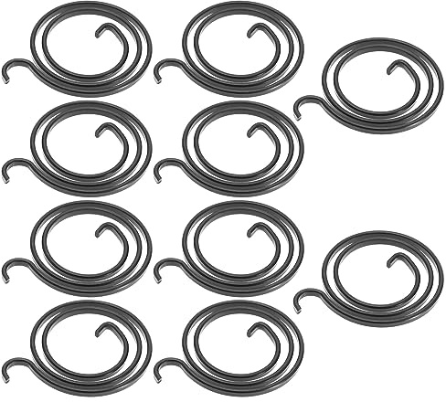 ECSiNG Lot de 10 ressorts de poignée de porte rotative DIY - Kit de réparation - Accessoires pour poignées de porte intérieures gauche et droite - 36,5 x 27,5 mm