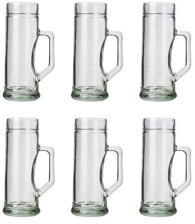 Ölsejdel, ölkrus, ölmugg - Set om 6 stycken, Premium, slät, 0,5 L