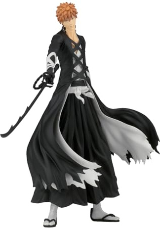 Banpresto Actionfigur, Ichigo Kurosaki Bleach, Maximatic 25 cm, BP89922P flerfärgad, samlarfigur, optimal för anime-fans