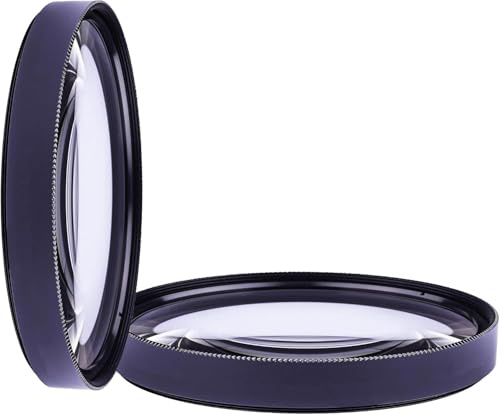 10x obiettivo ravvicinato (macro) ad alta definizione 2 elementi compatibile con Nikon, Canon, Sony, Panasonic, Fujifilm, Pentax e Olympus DSLR (43mm)