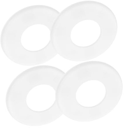 NULYLU 4pièces Rosaces Échelle De Piscine Abs pour Main-courantes De Creusées Et Bouchage De Canalisation