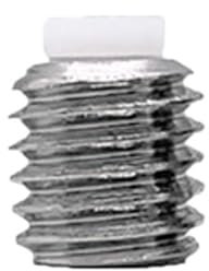 LYVQZPWLR Grub Screw Cone Point Grub Screws, 1/2/5PCS M2 M2.5 M3 M4 M5 M6 M8 M10 M12 M16 304 Stainless Steel Hex Hexagon Socket Plastic Nylon Convex POM Point Tip Grub Bolt Set Screw(45mm,5pcs M3)