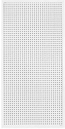 ENWYTE Panneau perforé Outils Organiseur Mural Panneau perforé en métal, Gain de Place Bricolage entrepôt Atelier Salle d'artisanat Cuisine Porte-Outils(White,50x120cm)