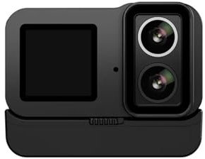 per Vlogging con microfono esterno, controllo remoto SJ20 Doppia fotocamera Doppia lente 4K Action Camera Impermeabile 5G WiFi Touch Screen action cam fotocamera casco sportivo Nuovo nel 2024(Standard