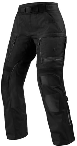 REV'IT! Revit Sand 5 H2O Motorradhose Textil Schwarz Damen 40 Langgröße Wasserdicht