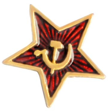 OKUMEYR Broche de Aleación Forma de Hoz Martillo Comunismo 4 Unidades para Ropa Bolsos Sombreros Bufandas Hombre Mujer Accesorio Decorativo