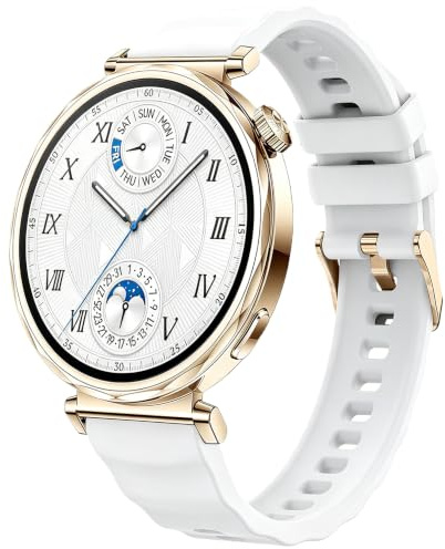 Aurrain 18mm silikon klockarmband för Huawei Watch GT6/GT5/GT4 41mm/GT5 Pro 42mm,Unisex mjukt sportklockarmband i silikon.