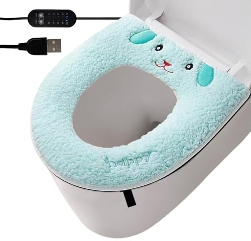 Riscaldatore per sedile del WC, morbido e lavabile, alimentato tramite USB, per bagno, casa, hotel, appartamento, ristorante, inverno