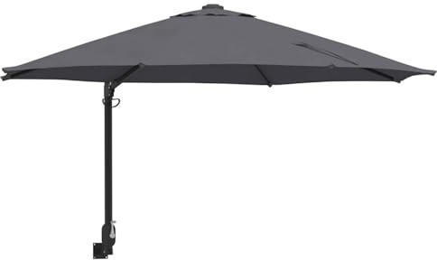 Vopese Garden Parasol Anthracite 248 x 248 x 148 cm For outdoor, terrace, and garden shading purposes ZSSCJ-UK42003229UK
