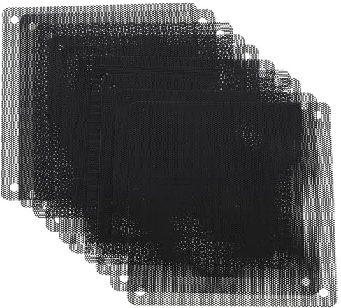 OUNONA 10 Stück PC Gehäusefilter aus PVC mit Sommeratmosphäre Staubschutz für Computer Lüfter und Mesh Filterabdeckung für Heim PC Lüfter