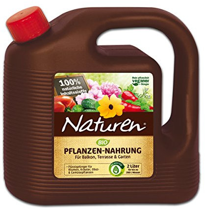 CELAFLOR fertilizzante biologico per piante Pianta, NK 2,5 – 5 per fiori, erbe, frutta e verdura, 2 litri