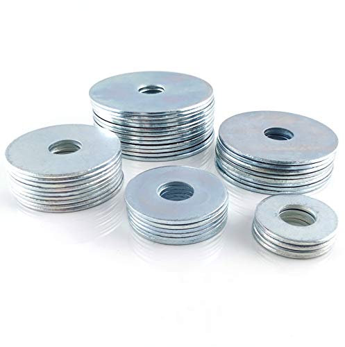 Karosseriescheiben verzinkt M5 – M12 Kotflügelscheiben Unterlegscheiben Stahl (25, 13,0 x 40 mm (M12))