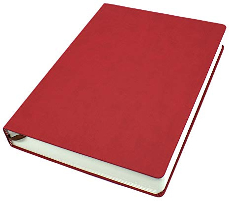 Earnmore A5 Blanko-Notizbuch, fester Ledereinband, Tagebuch, dickes Skizzenbuch, 660 Seiten 80 g/m² für Skizzieren und Schreiben, einfarbiges Notizbuch