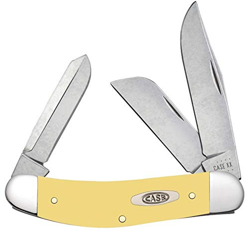 Case Cutlery CA30118: Sowbelly Yellow Synthetic