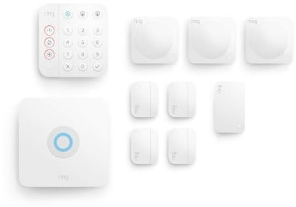 Ring Alarm Pack - L by Amazon | Smart home alarm security system with optional Assisted Monitoring - No long-term commitments | Works with Alexa