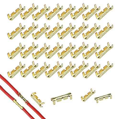 WZCXYX 100 PC/Lotto Terminale A Forma di U P Giunte Terminali con Connettore Pressato A Freddo Cavo Elettrico Sertir Collegamento Filo Sertir