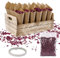 BOFUNX 30pcs Conos Arroz Boda de Papel+1pc Caja Soporte+50g Pétalos de Rosa Secos Artículos Recuerdos para Confeti Petalos Caramelos Arroz Flores para Decoración Boda Fiesta Ceremonia Bautismo