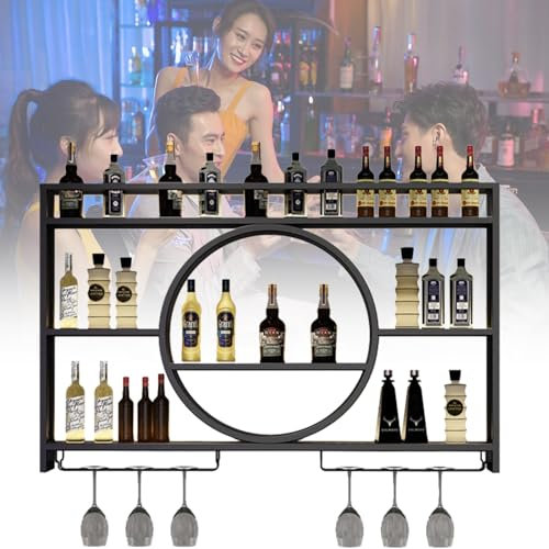 Weinregal,Weinregal Metall, Flaschenregal Stapelbar Für Keller, Bar,barschrank,Gastronomie Und Lagerraum, Modular Erweiterbare Flaschen- Und Weinlagerung (Color : Black, Size : 140x15x80cm)