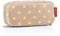 reisenthel multicase - farbenfrohes und modernes Design, Multi-Use-Etui ideal für Kosmetik, Schul- oder Arbeitsutensilien, Couleur:metallic dots Coffee