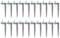 20 Pz Irrigazione a Goccia Emettitore a Goccia Irrigazione da Giardino Irrigazione a Goccia Irrigatori con Inserto a Terra Per Giardino Fattoria Albero da Frutto Irrigazione a Goccia(180 gradi)