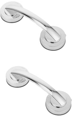 PartyKindom 2st Armlehne Saugduschgriff Haltegriff Für Saugbrause Handicap Haltegriffe Duschstange Duschgriff Mit Saugnapf Sauggriff Saugnapfgriff Für Zuhause Badewanne Haltegriff Plastik