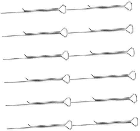 DECHOUS 12stücke Metall Dochthalter-Clip Docht-Clip Für Kerzenherstellung Geeignet Für Kleine Mittelgroße Und Große Kerzen Runde Und Quadratische DIY-kerzenzubehör Silberfarben