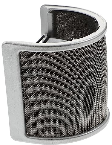DOITOOL Filtro Antipop para Micrófono Protección contra Saliva y Viento, Material Plástico y Goma, Adecuado para Cantar y Hablar en Cabina Vocal Portátil