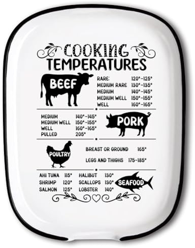 ANATTASOUL Repose Cuillère Cuisine en Céramique 15 * 11.5cm, Support pour Ustensiles de Cuisine, Porte-Cuillère pour Spatules,Pinces, Cuillères à Café ou Ustensiles（Températures De Cuisson）