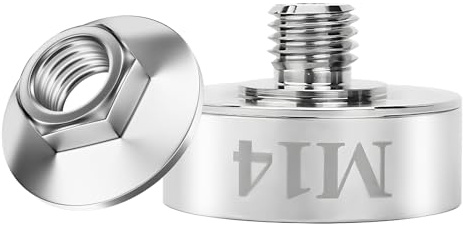 Adaptateur X-Lock vers M14, kit d'adaptateurs XLOCK pour meuleuse d'angle avec écrou de contre-bride M14 pour foret diamanté, lame de scie, meuleuse d'angle Xlock, écrou de serrage rapide pour