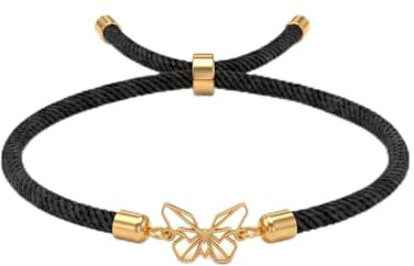 Bracelet – or 18 carats – 0.22 gr – design papillon délicat – symbole élégant – Personnalisable - Valeur refuge – Idée cadeau – poinçon 750 – Certificat d’authenticité – Salia Gold Paris