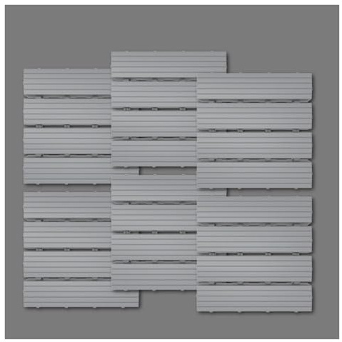 Tapis Drainage Emboîtable Gris Revêtement Sol Plastique Caillebotis Douche Sous Lavabo