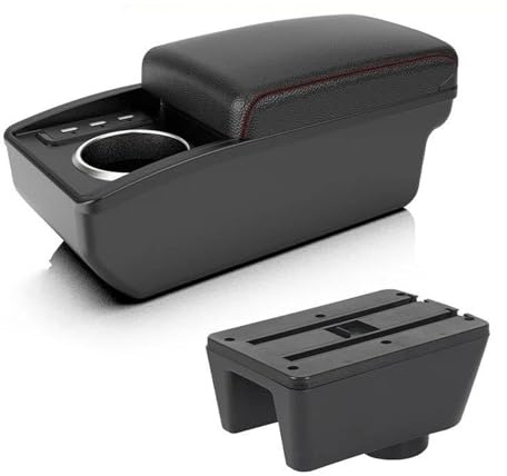 Reposabrazos Central Con Compartimento Portaobjetos. Accesorios De Estilo Interior Para Seat Para Ibiza 6J 6L. Molduras interiores(B red line)
