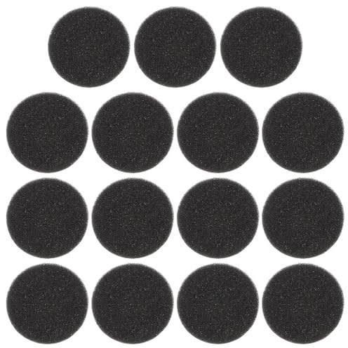 SHERCHPRY 15 Esponjas Limpiadoras para Brochas de Maquillaje, Esponjas de Limpieza Cosméticas de Tamaño Pequeño, Material Seguro, Caja para Limpieza Rápida de Pinceles, Herramienta Práctica