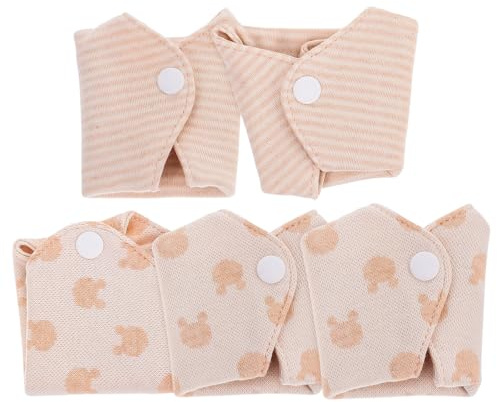Toyvian Assorbenti Mestruali Riutilizzabili 5 Pezzi in Cotone Organico Traspirante Lavabili per Donne Portatili Morbidi Assorbenti Igienici per Viaggi e Uso Quotidiano Stile Stili multipli