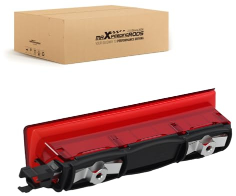 maXpeedingrods LED Dritte Bremsleuchte für VW Caddy III Kasten 2004-2015 | 2K0945087C, 2K0945087A, 2K0945087B 3. Bremslicht Rücklicht Zusatzbremsleuchte 3. Bremsleuchte (Rot)