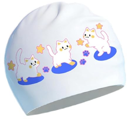 Cuffia da nuoto in silicone | Silicone impermeabile morbido antiscivolo, cuffia da bagno donna | per capelli secchi piscina doccia spiaggia allenamento