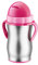 Tescoma Kinder-Isolierflasche mit Trinkhalm BAMBINI 300 ml, rostfrei, rosa