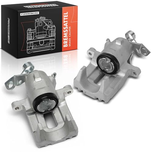 Frankberg 2x Bremssattel Bremszange Hinten Links Rechts Aluminium Kompatibel mit O.c.t.a.v.i.a I 1U2 O.c.t.a.v.i.a I Combi 1U5 B.o.r.a 1J2 1J6 Leon 1M1 Replace# 1J0615423A | Aluminium; Kompatibel mit O.c.t.a.v.i.a I 1U2, B.o.r.a 1J2, Toledo II 1M2, B.o.r.a Variant 1J6, Leon 1M1