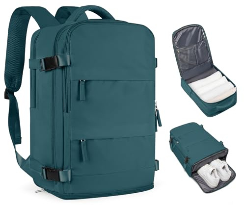 coofay Travel Backpack For Women Men Airline Approved Carry On Backpack Flight Approved Waterproof Sports Luggage Backpack Casual Daypack Small Hiking Backpack