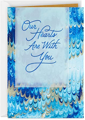 Hallmark Sympathy Card from Both or From All (Our Hearts Are With You) (5RZB2133)
